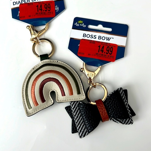 Itzy Ritzy Accessories - Itzy Ritzy Diaper Bag Charms Boss Bow Bundle (Set of 2)